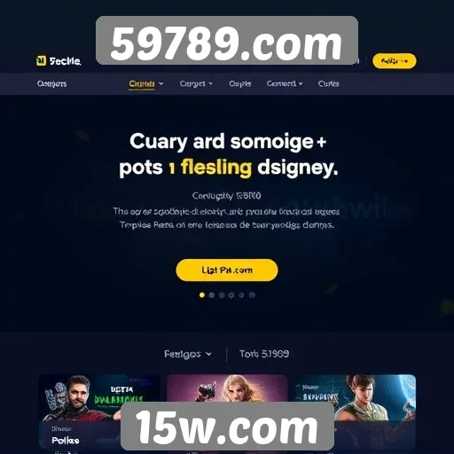 Impacto do design na experiência do usuário em 59789.com
